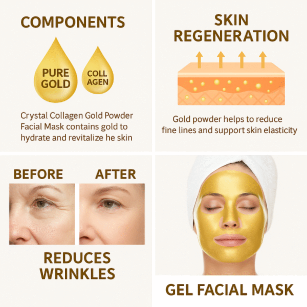 Collagen Gold Powder Facial Mask - Image 3