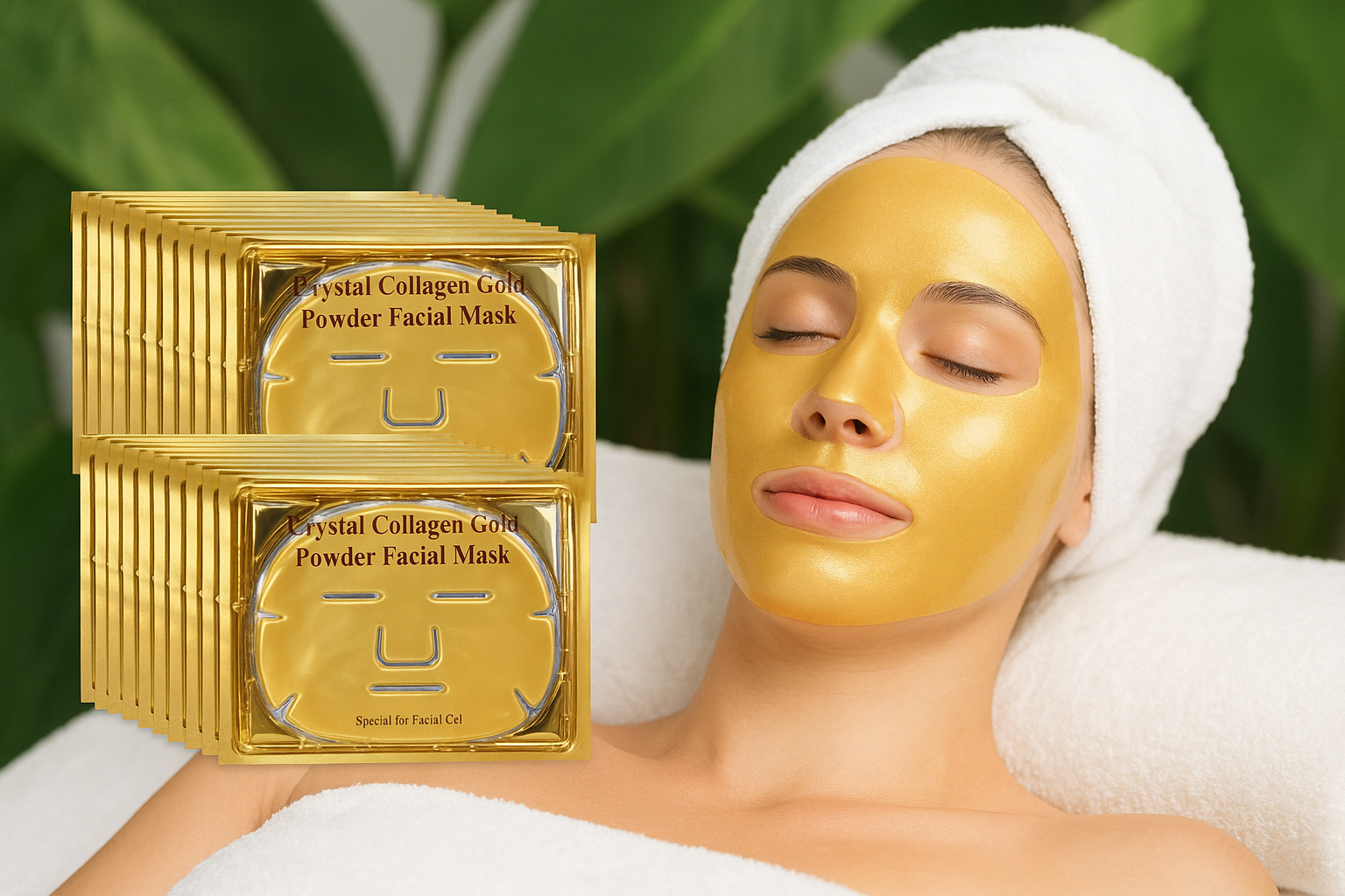 Beauty Care – Gold collagen masks